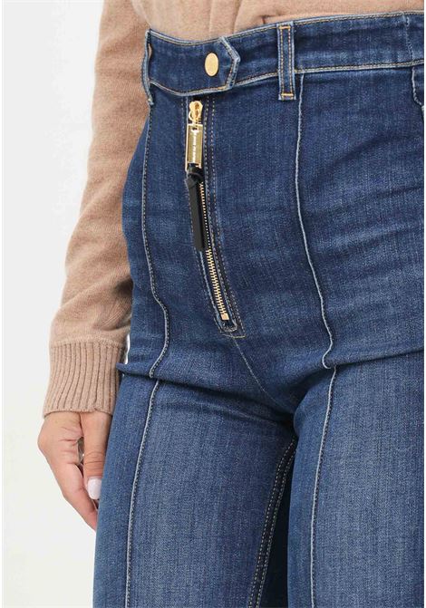 Women's blue denim flared jeans ELISABETTA FRANCHI | PJ27D46E2104